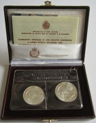 San Marino 500 + 1000 Lire 1986 Fußball-WM in...