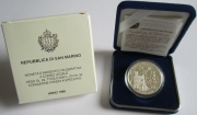 San Marino 10000 Lire 1996 Europa Palazzo Publico Silver