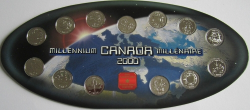 Canada 25 Cents 2000 Millennium Set