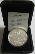 Netherlands 50 Euro 1996 Constantijn Huygens Silver