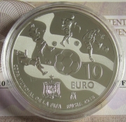 Spain 10 Euro 2017 Football World Cup in Russia Silver