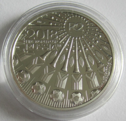 South Africa 2 Rand 2018 Football World Cup in Russia 1 Oz Silver