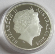 Australia 1 Dollar 2018 Football World Cup in Russia 1 Oz...