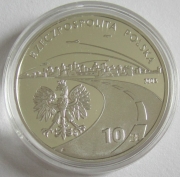 Poland 10 Zloty 2003 150 Years Petroleum & Gas Industry Silver