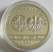 Poland 10 Zloty 1999 Ernest Malinowski Silver