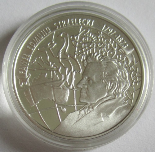 Poland 10 Zlotych 1997 Pawel Edmund Strzelecki Silver