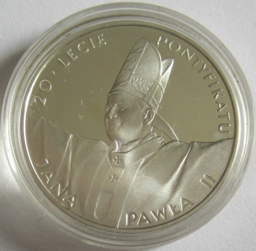 Polen 10 Zlotych 1998 20 Jahre Pontifikat von Papst Johannes Paul II.