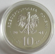 Poland 10 Zloty 2001 Jan III Sobieski Knight Silver