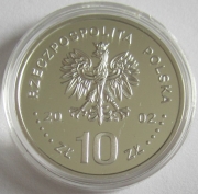 Poland 10 Zlotych 2002 August II Mocny Silver