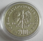Poland 200 Zlotych 1983 Jan III Sobieski Silver