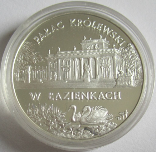 Poland 20 Zlotych 1995 Architecture Lazienki Palace in Warsaw 1 Oz Silver