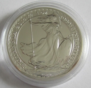 United Kingdom 2 Pounds 2014 Britannia 1 Oz Silver