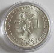 Mexico 25 Pesos 1968 Olympics Mexico City Silver