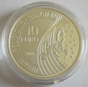 Belgium 10 Euro 2015 200 Years Battle of Waterloo Silver