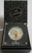 Tuvalu 1 Dollar 2019 The Simpsons Bart Simpson 1 Oz Silver