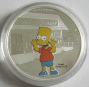 Tuvalu 1 Dollar 2019 The Simpsons Bart Simpson