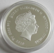 Tuvalu 1 Dollar 2019 The Simpsons Bart Simpson