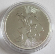 Niue 2 Dollars 2018 Disney Scrooge McDuck 1 Oz Silver