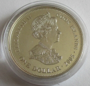 Cook Islands 1 Dollar 2005 200 Years Battle of Trafalgar Silver Proof