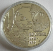 Netherlands 50 Euro 1998 M. C. Escher Silver