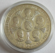 Cook-Inseln 1 Dollar 1986 Queen Elizabeth II.