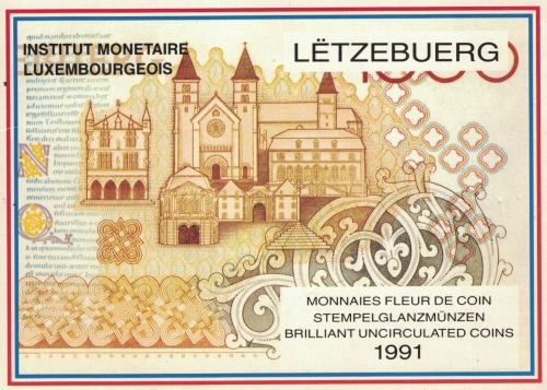 Luxembourg Coin Set 1991