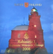 Finland Coin Set 2008 Lighthouse Porkkala