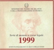 Italy Coin Set 1999
