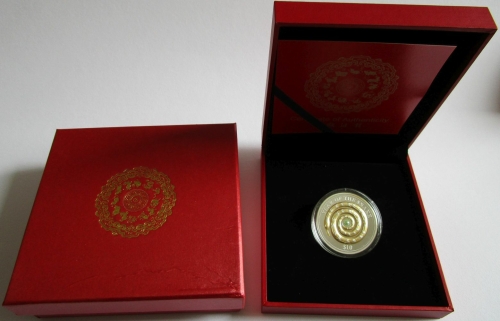 Fiji 10 Dollars 2013 Lunar Snake 1 Oz Silver