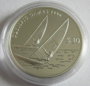 Fiji 10 Dollars 1995 Olympia Atlanta Segeln