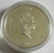 Niue 1 Dollar 2012 Stars Flight Silver