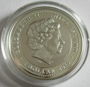 Niue 1 Dollar 2015 Wildlife Emperor Tamarin Silver