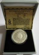 Mexiko Medaille 1991 Eclipse Total del Sol Sonne 1 Oz Silber