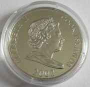 Cook Islands 5 Dollars 2002 Mother Teresa Silver