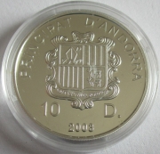 Andorra 10 Diners 2003 Football World Cup in Germany Silver