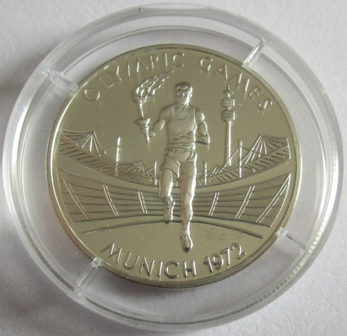 Zambia 500 Kwacha 2002 Olympics Munich Torch Relay Silver
