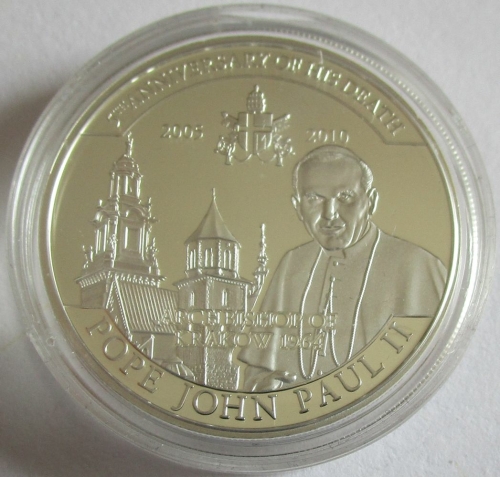 Palau 1 Dollar 2010 Papst Johannes Paul II. Erzbischof von Krakau