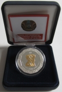 Kazakhstan 500 Tenge 2011 Gold of Nomads Elks Head Silver