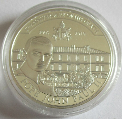 Palau 1 Dollar 2010 Pope John Paul II Youth in Wadowice