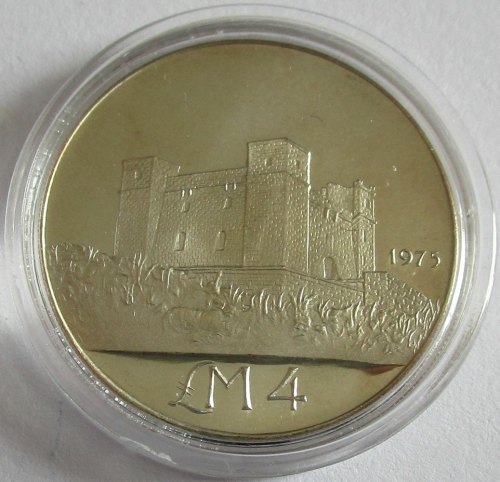 Malta 4 Liri 1975 Saint Agathas Tower