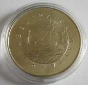 Malta 4 Liri 1975 Saint Agathas Tower Silver