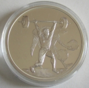Greece 10 Euro 2004 Olympics Athens Weightlifting 1 Oz...