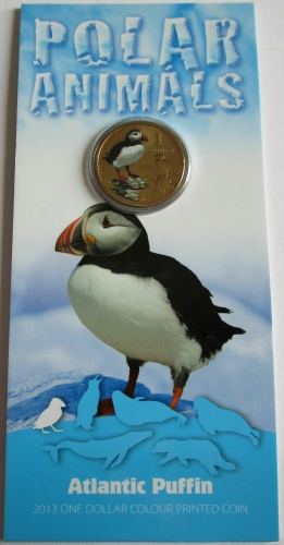 Australia 1 Dollar 2013 Wildlife Atlantic Puffin