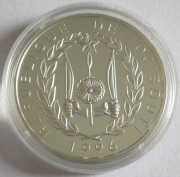 Djibouti 100 Francs 1996 Ships Carrack Silver