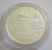 Slovakia 10 Euro 2010 UNESCO Carpathian Wooden Churches...