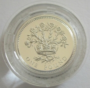 Großbritannien 1 Pound 1991 Nordirland Flachs PP