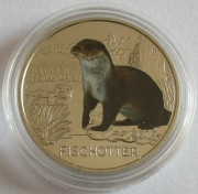 Austria 3 Euro 2019 Wildlife Eurasian Otter