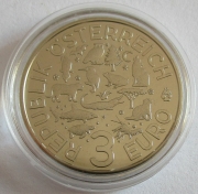 Austria 3 Euro 2019 Wildlife Eurasian Otter