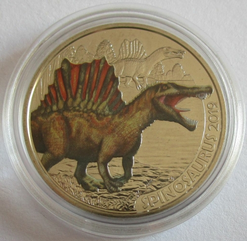 Austria 3 Euro 2019 Dinosaurs Spinosaurus