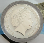 Australien 1 Dollar 2014 Saltwater Crocodiles Graham BU